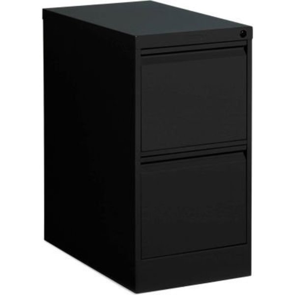 Gec Global„¢ 1900 Series Freestanding File/File Pedestal 15"W x 22-5/8"D x 27-5/8"H Black 19FP23FF-BLK